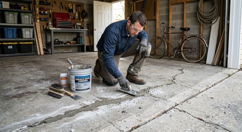 Chipped Concrete Repair in West Des Moines, IA