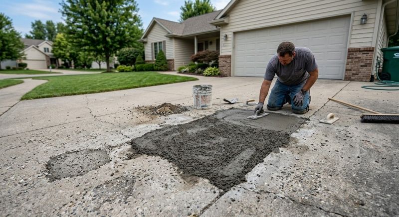 Driveway Spalling Repair in Corpus Christi, TX