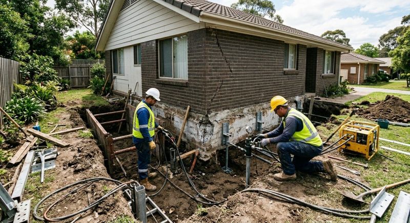 Foundation Stabilizing in Columbus, OH