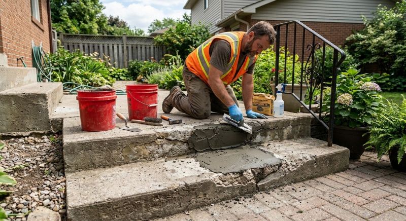 Patio Concrete Repair in Corpus Christi, TX